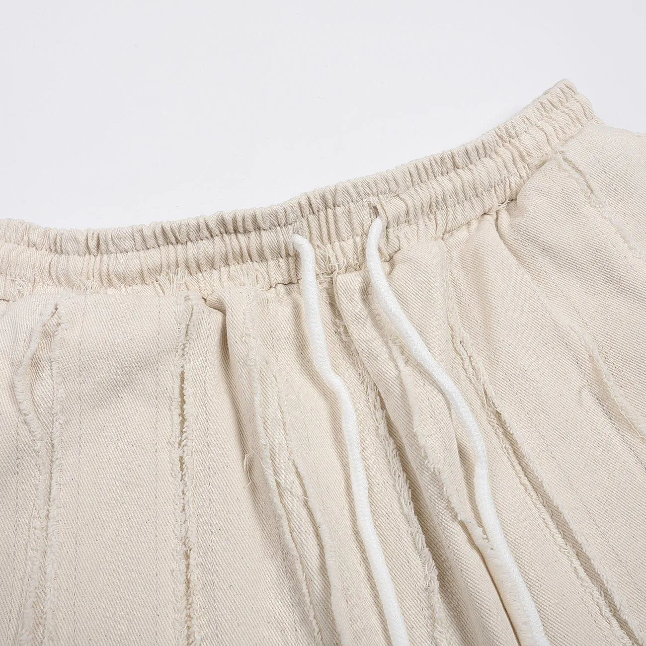 1984® - Fringed Drawstring Shorts