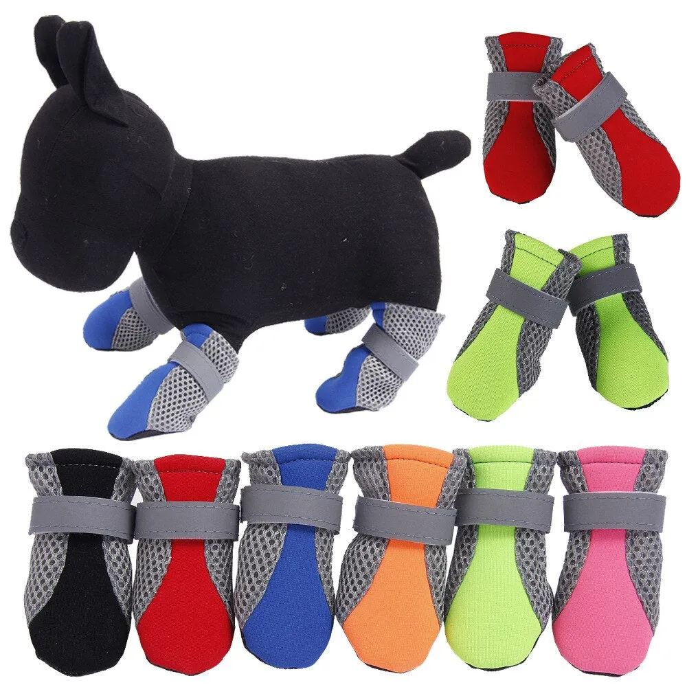 4 Pieces Pet Dog Shoes