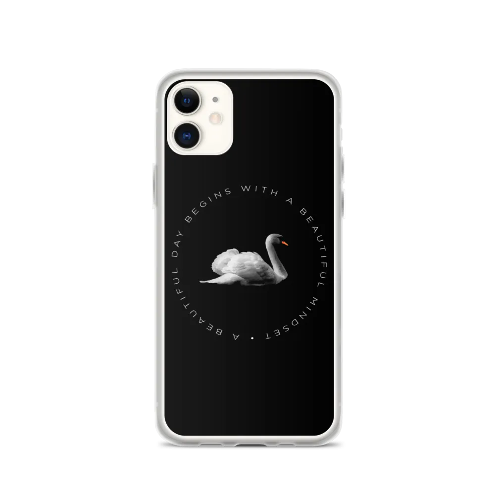 a Beautiful day begins with a beautiful mindset iPhone Case