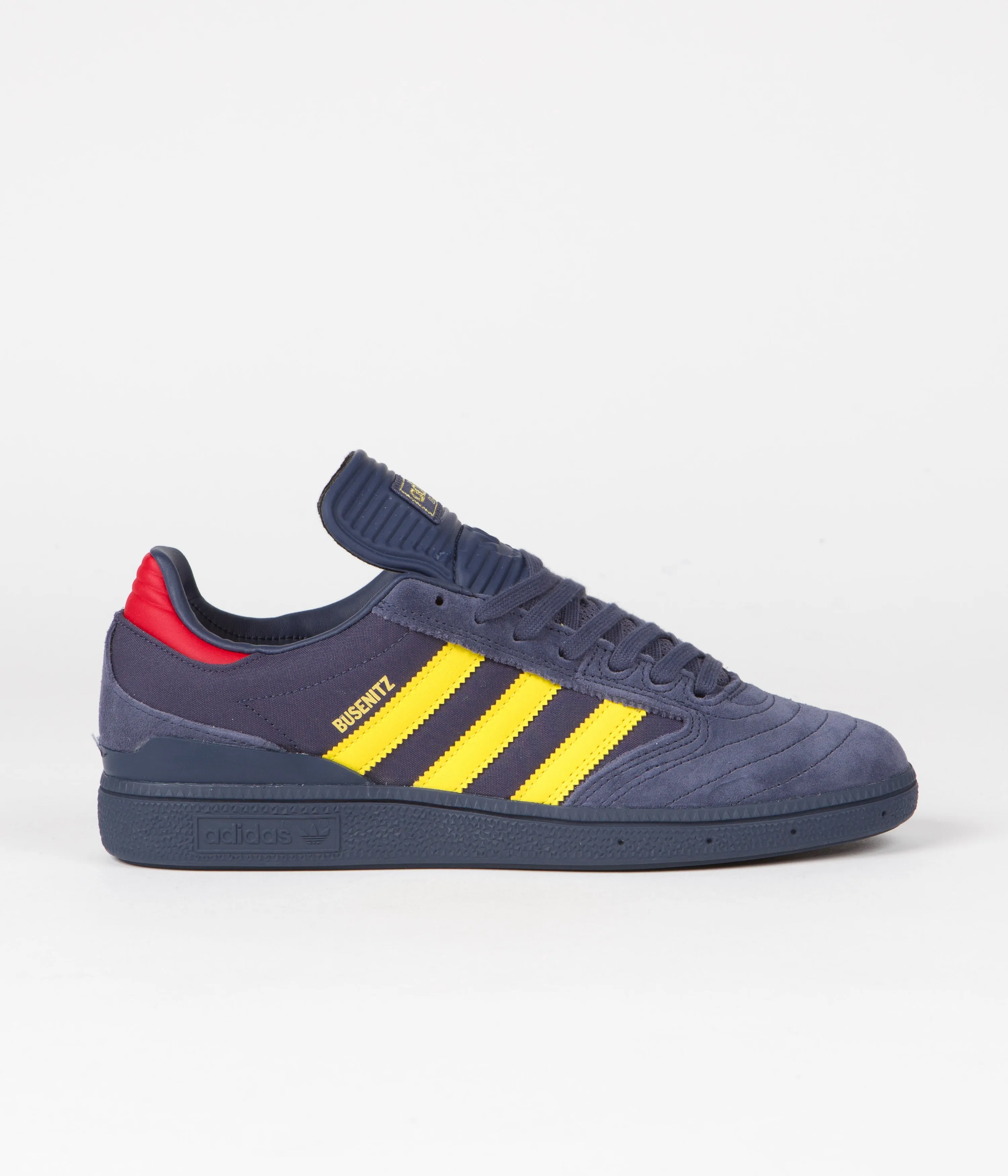 Adidas Busenitz Shoes - Shadow Navy / Yellow / Scarlet