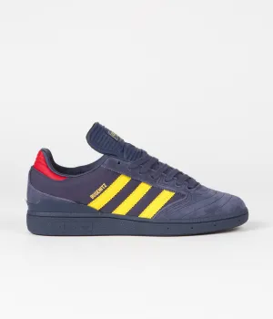 Adidas Busenitz Shoes - Shadow Navy / Yellow / Scarlet