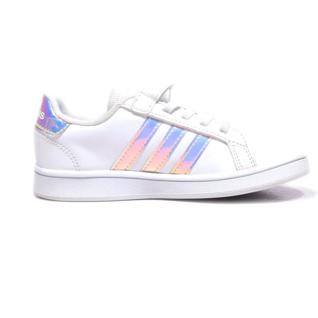 Adidas Court 2.0 Sneakers Leather White Colour For Kids