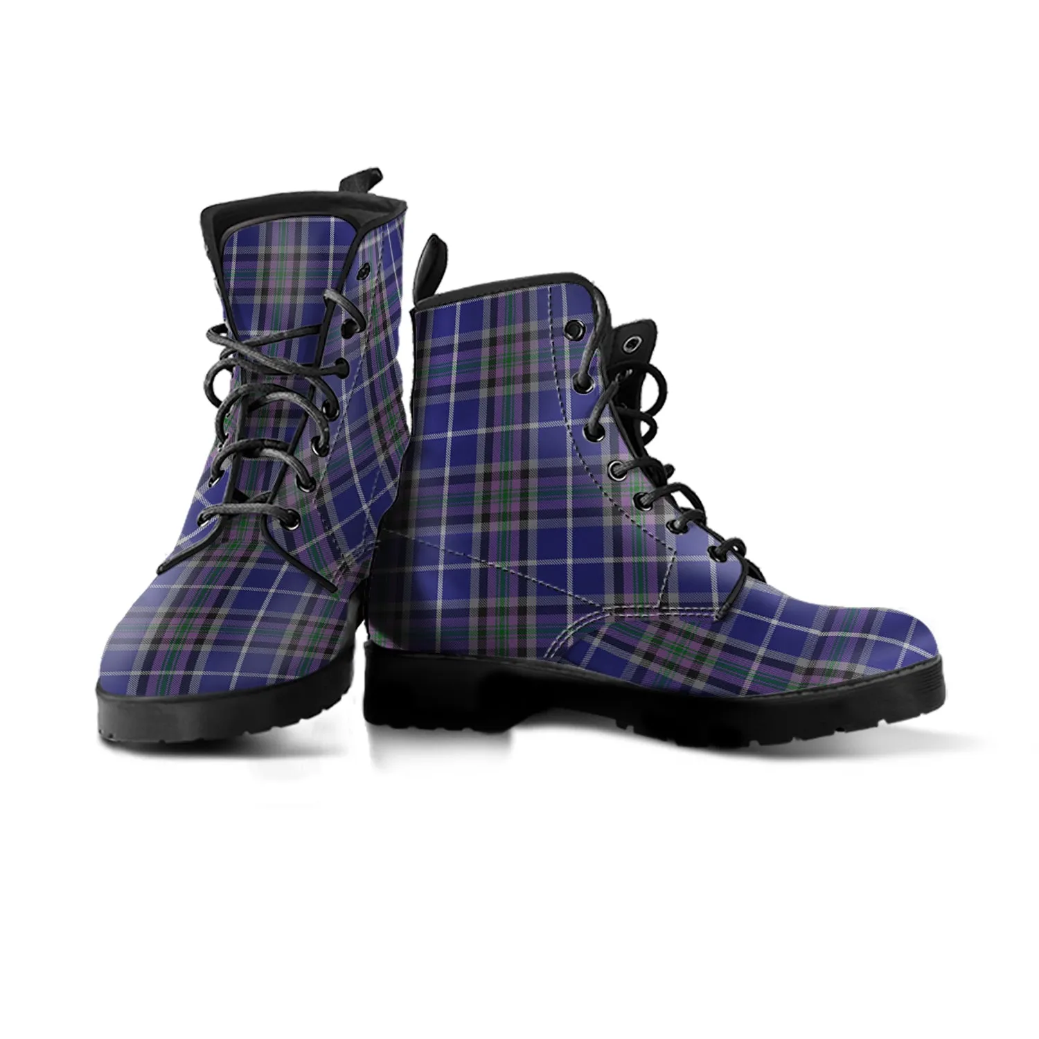 Alexander of Menstry Tartan Leather Boots