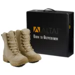 ALTAI™ 8″ Tan Combat Boots (Model: MFM100)