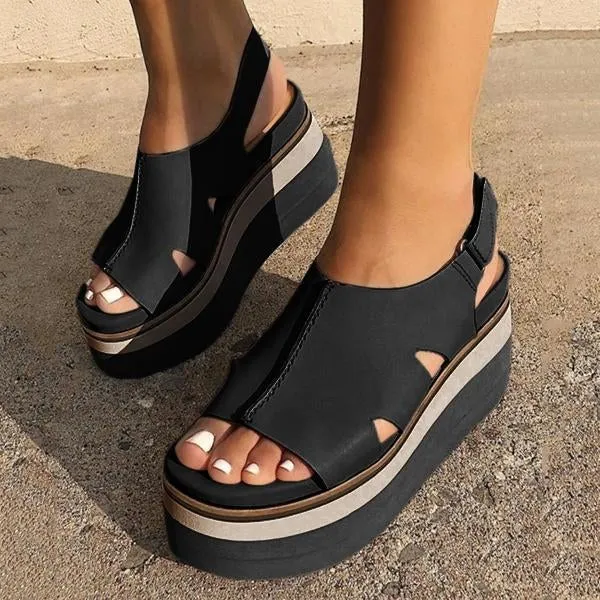 Amozae Naked Feet Wedge Sandals