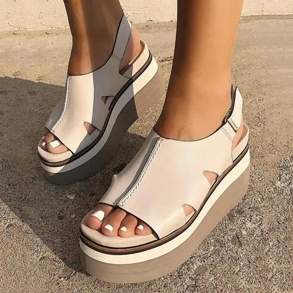 Amozae Naked Feet Wedge Sandals