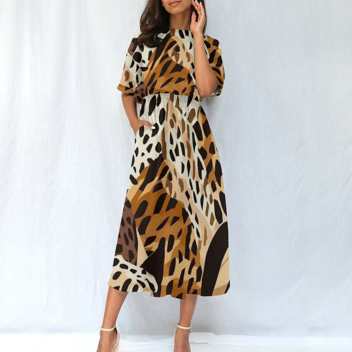 Animal Print Dress