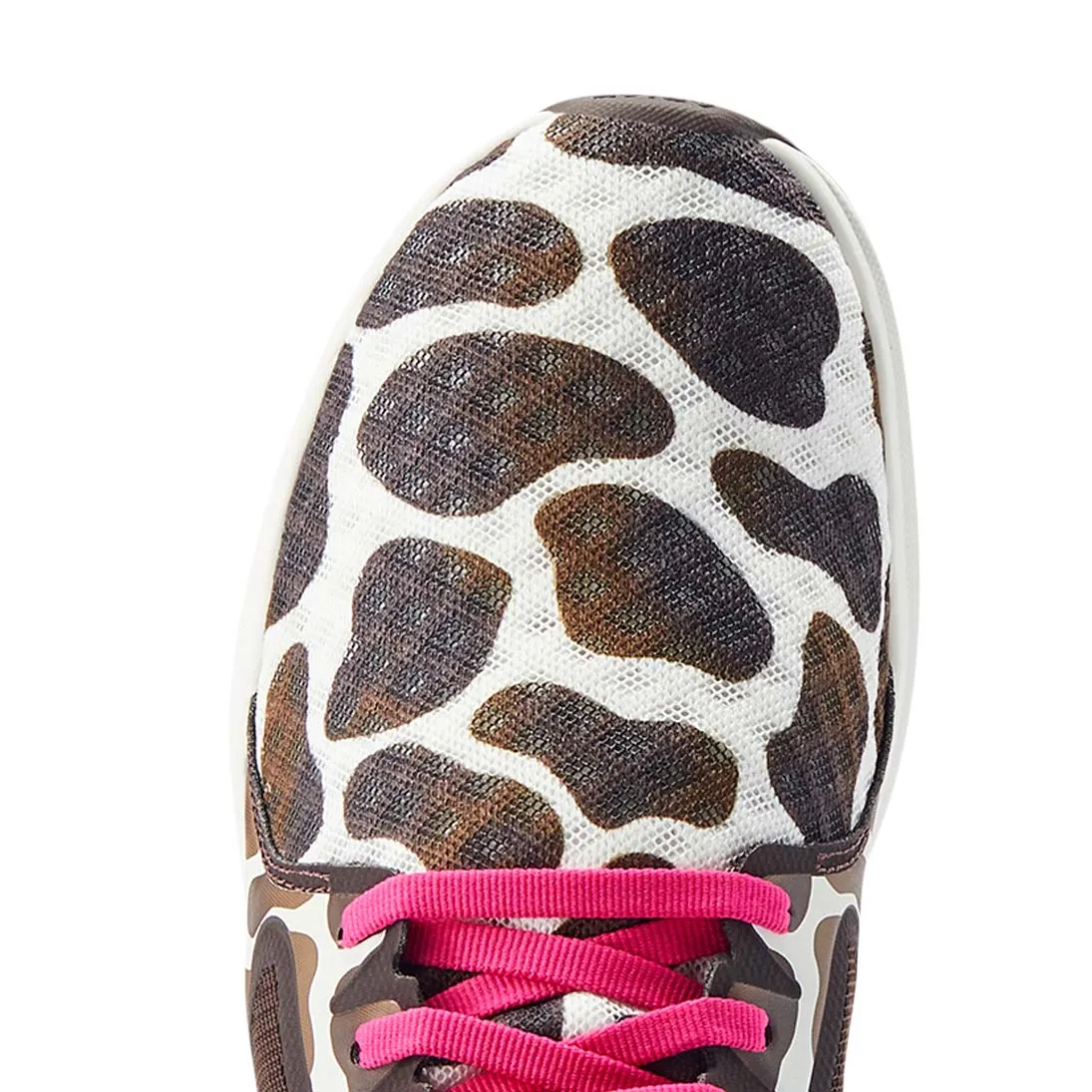 Ariat Women's Fuse Tennis Shoes, Cow Print