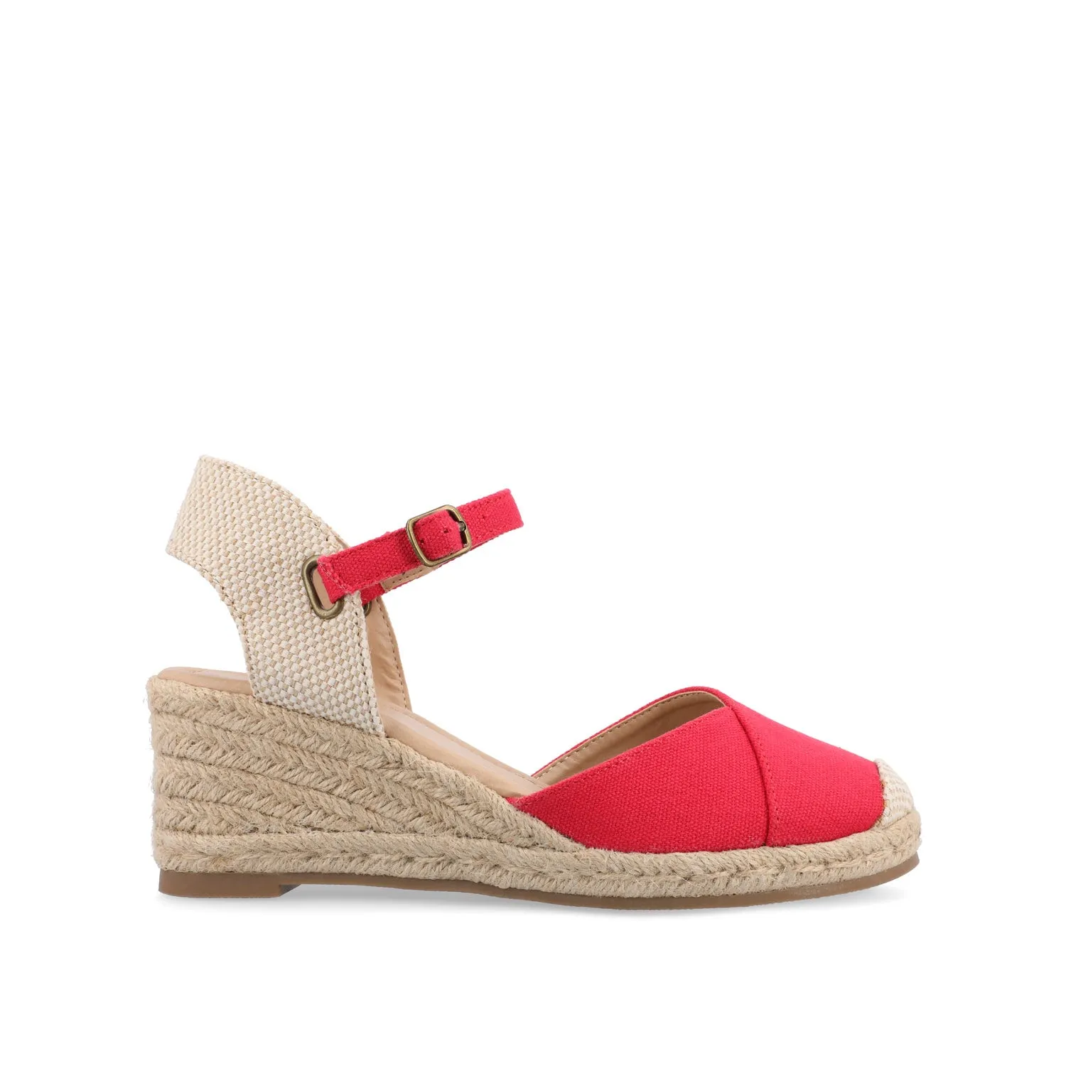 ASHLYN ESPADRILLE WEDGE SANDALS IN CANVAS