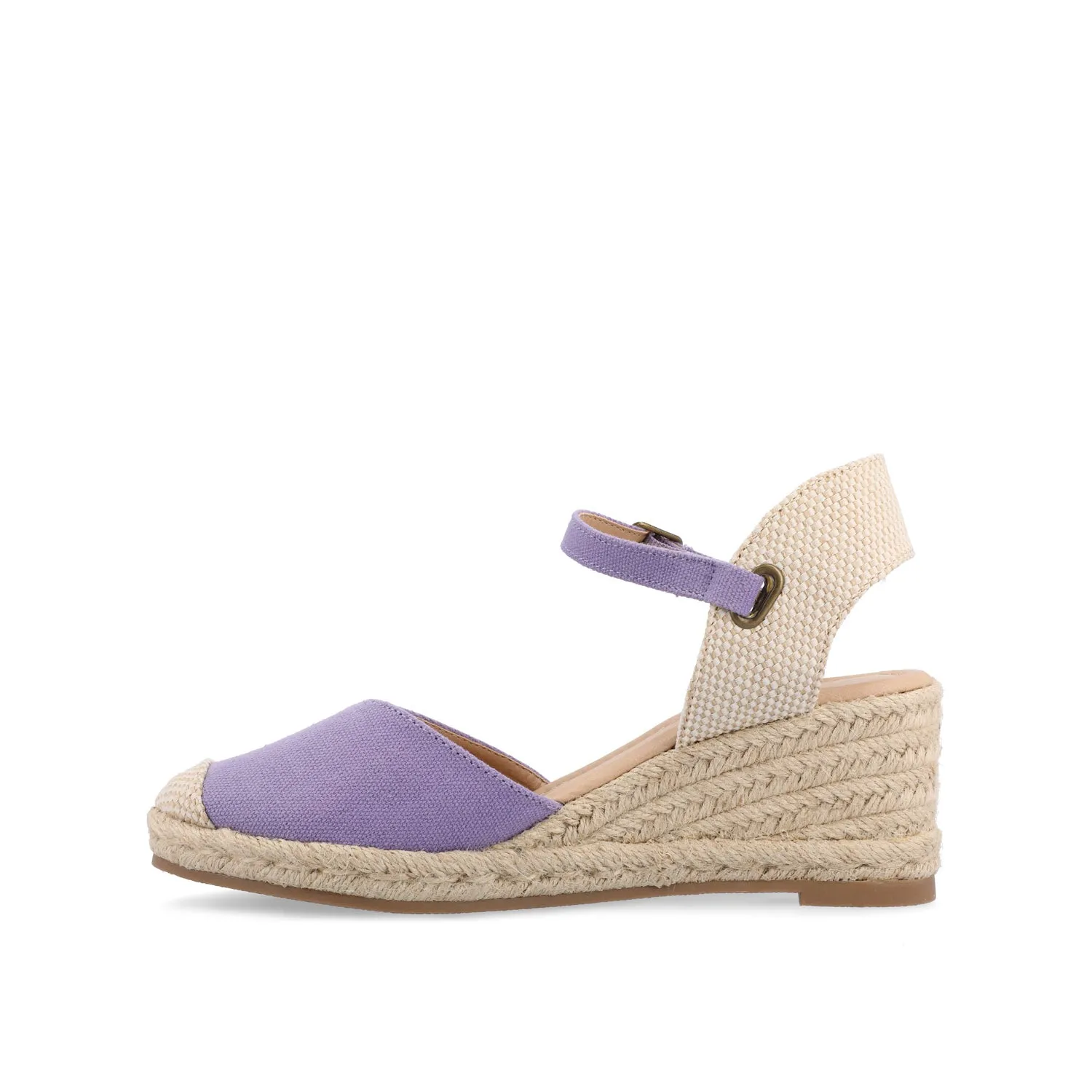 ASHLYN ESPADRILLE WEDGE SANDALS IN CANVAS