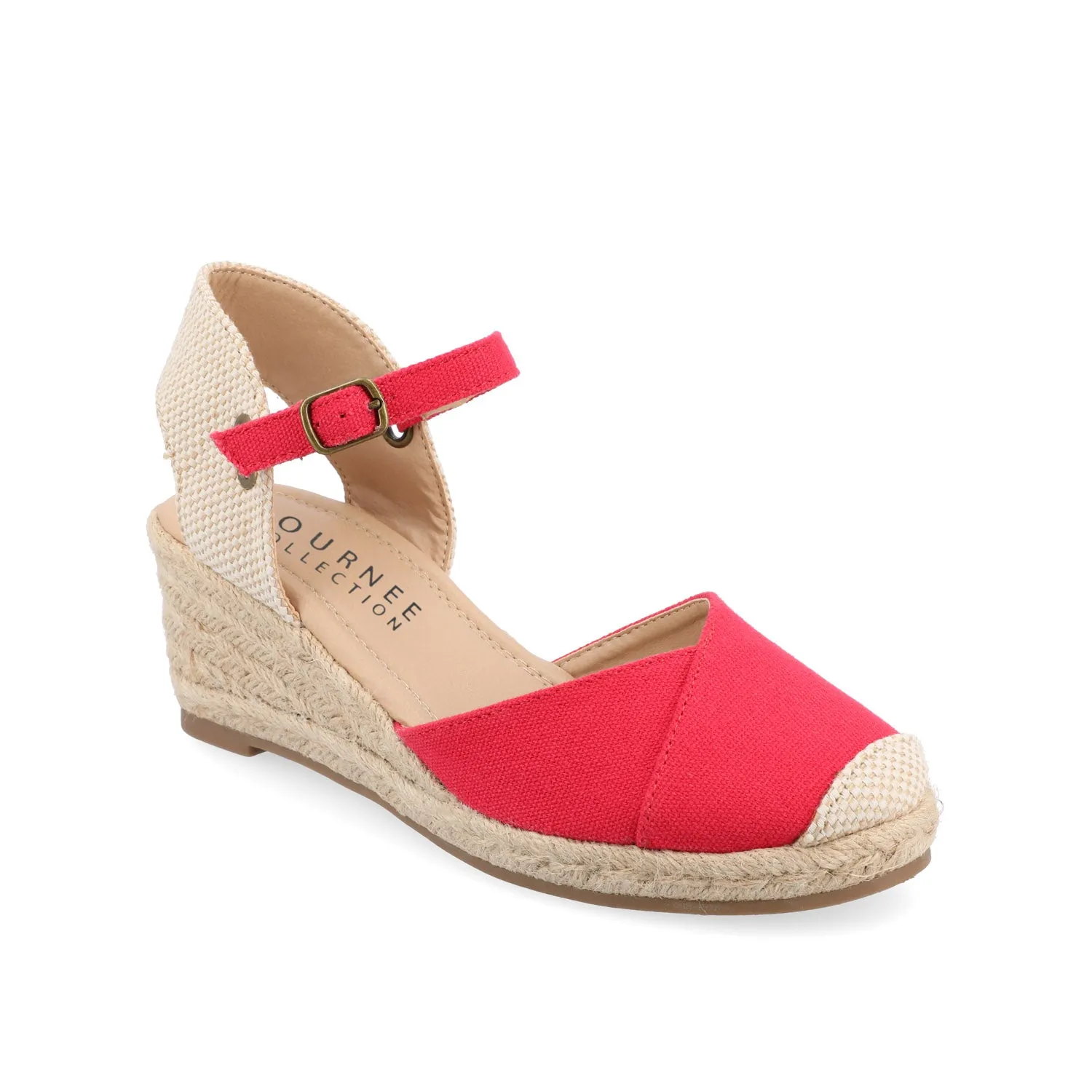 ASHLYN ESPADRILLE WEDGE SANDALS IN CANVAS