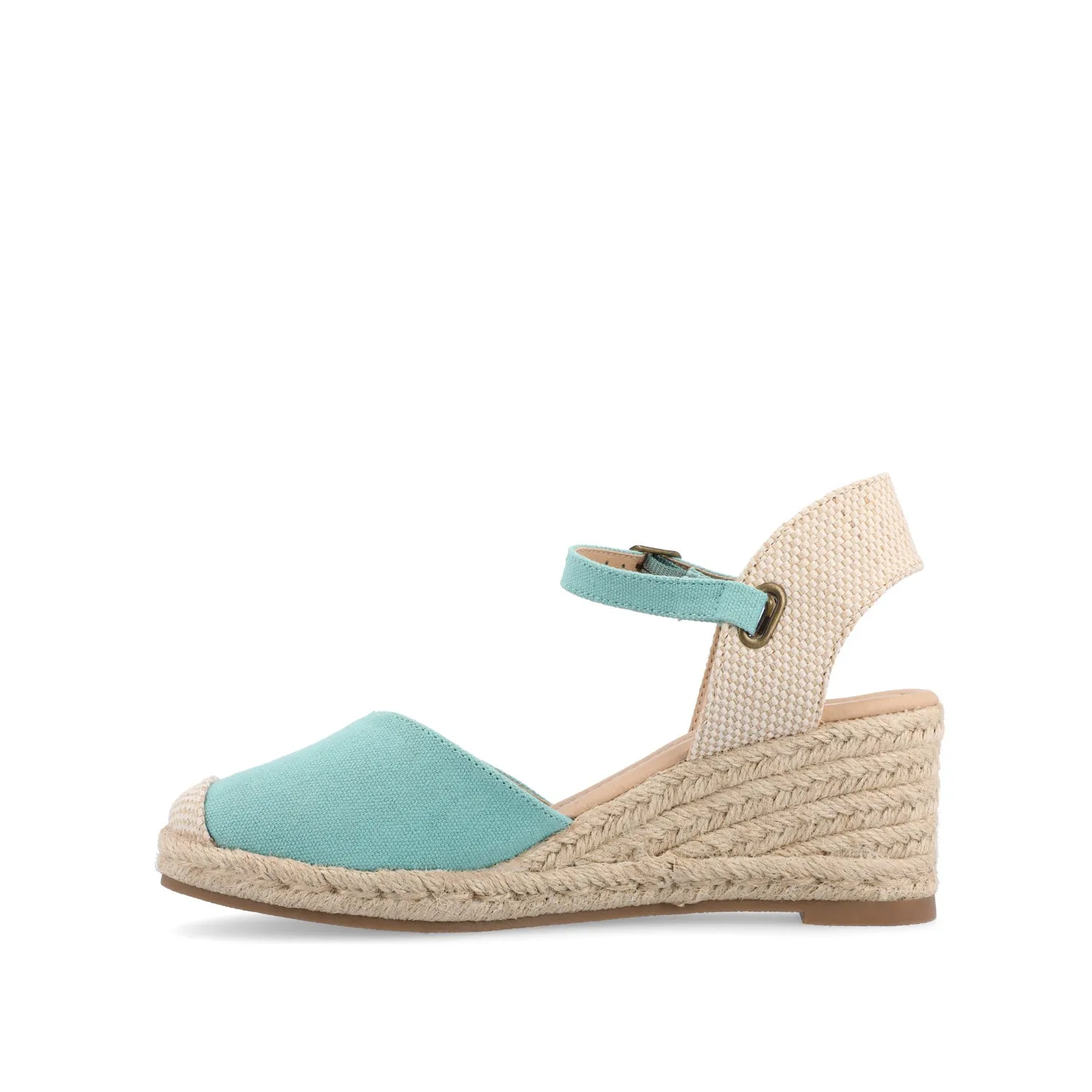 ASHLYN ESPADRILLE WEDGE SANDALS IN CANVAS