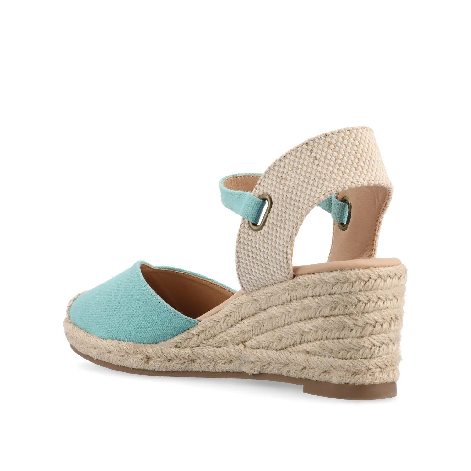 ASHLYN ESPADRILLE WEDGE SANDALS IN CANVAS