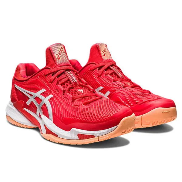 Asics Court FF 3 Novak Tennis Shoes 'Fiery Red', red