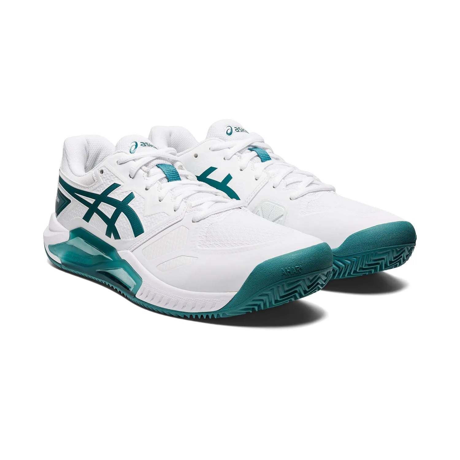 Asics Gel-Challenger 13 Clay Mens Tennis Shoes - White/Velvet Pine