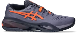 Asics Gel-Resolution X Wide Greyish Purple/Nova Orange Men's tennis shoes