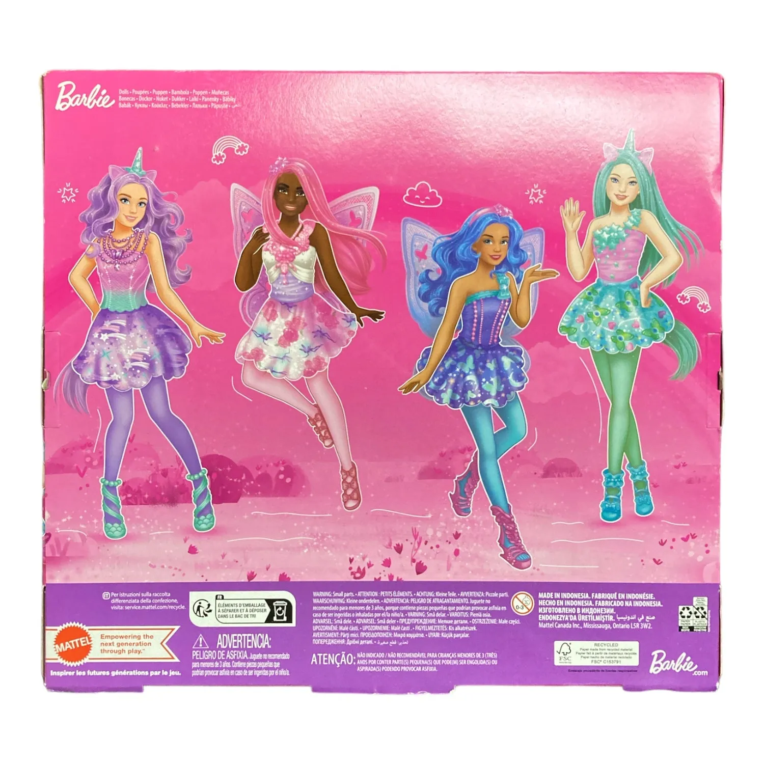 Barbie Fairytale Unicorn Fairy Doll Multipack Set