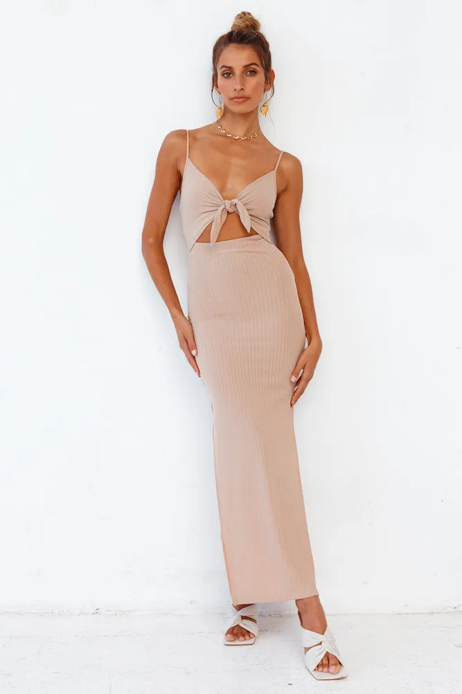 Be With You Maxi Dress Tan