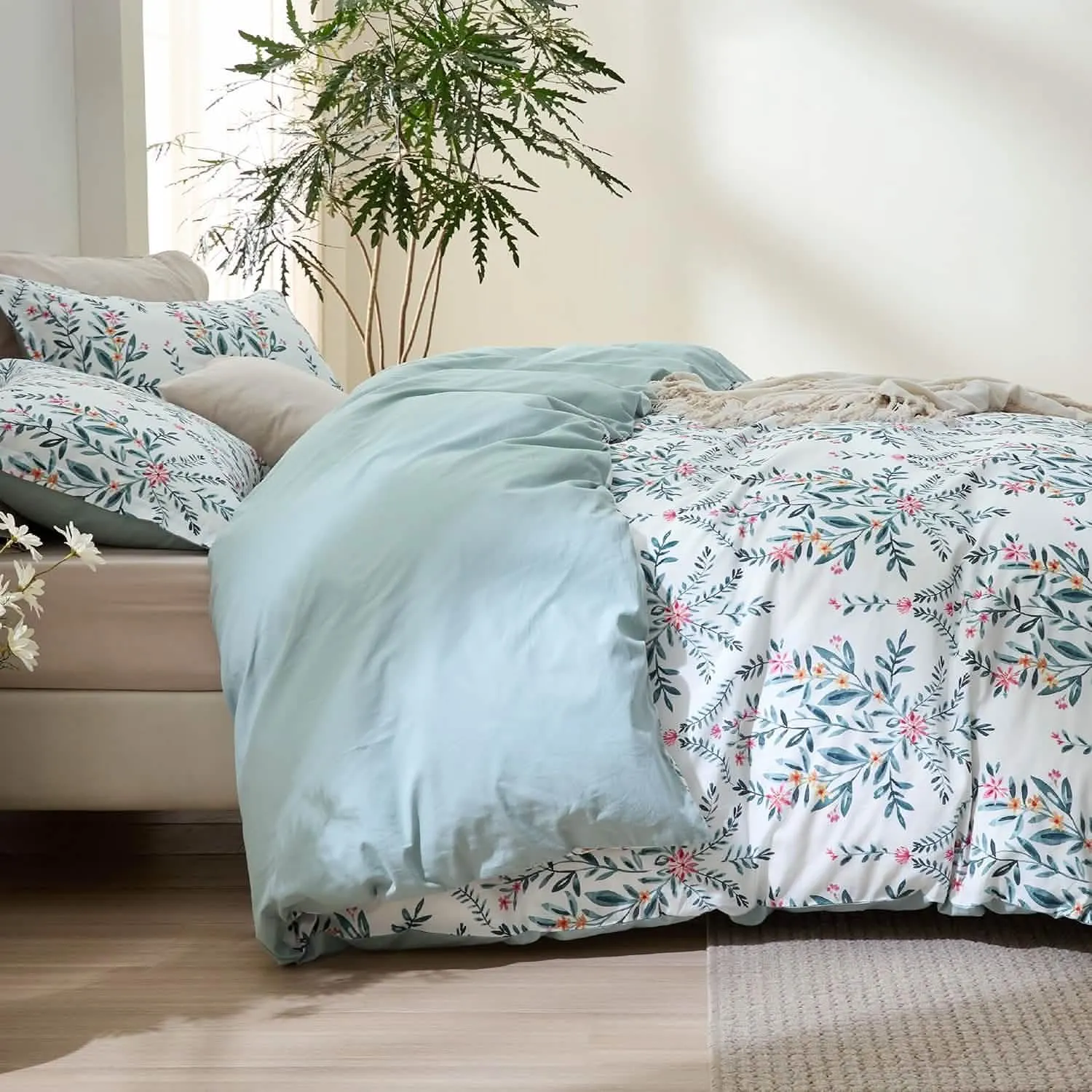 Bedsure Ultimate Comfort With Stylish Design Aqua Blue