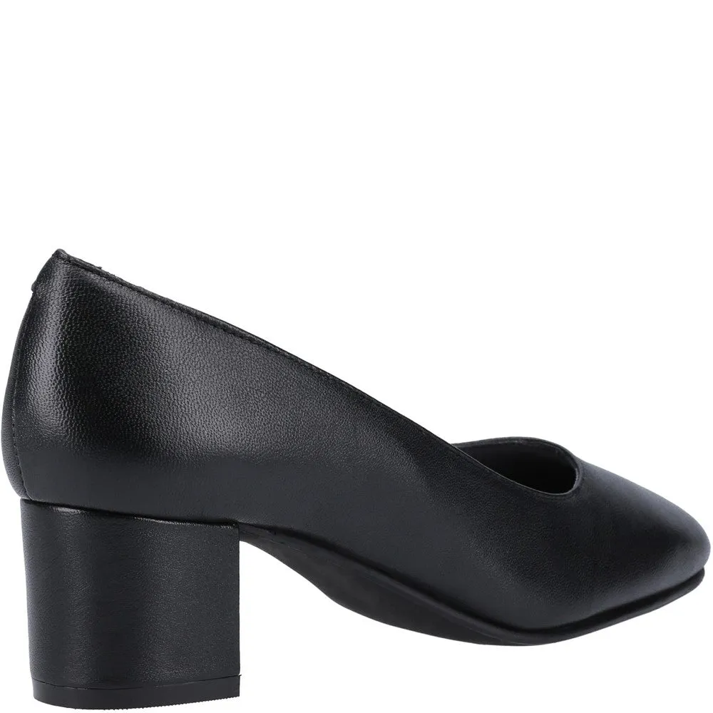 Black Anna Wide Patent Shoes