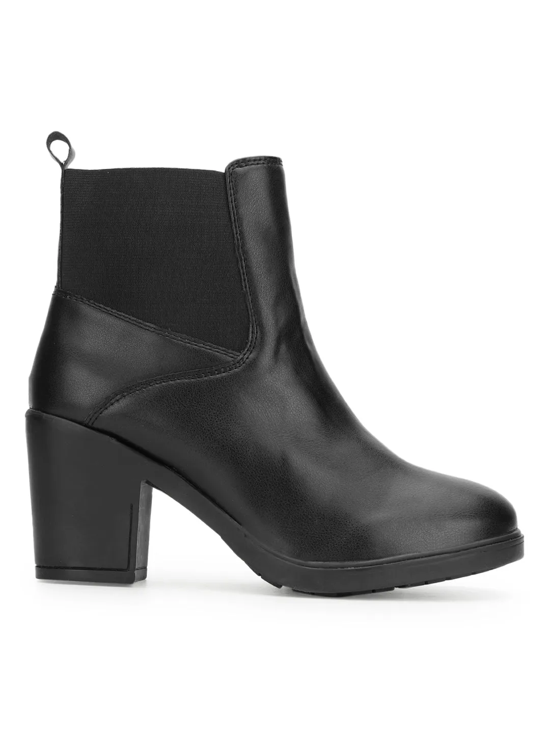 Black PU High-End-Fashion Stylish Ankle Boots (TC-ST-BRUCE-BLKPU)