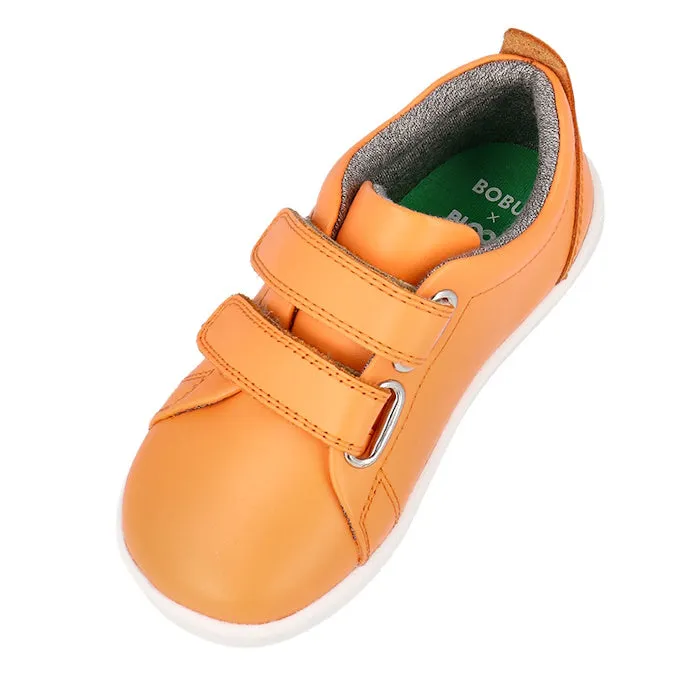 Bobux Iwalk Grass Court Apricot Crush Leather Trainer 640509