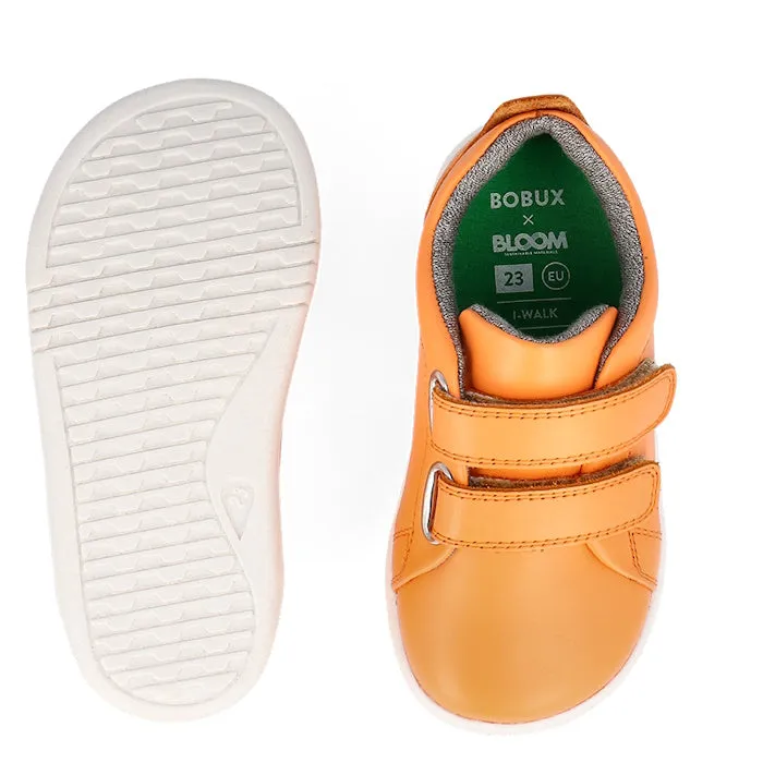 Bobux Iwalk Grass Court Apricot Crush Leather Trainer 640509