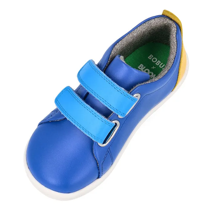 Bobux Iwalk Grass Court Azzure Blue Leather Trainer 640507