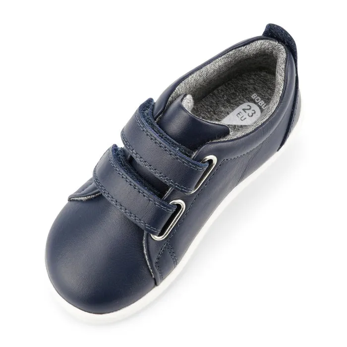 Bobux Iwalk Grass Court Navy Leather Trainer 633742