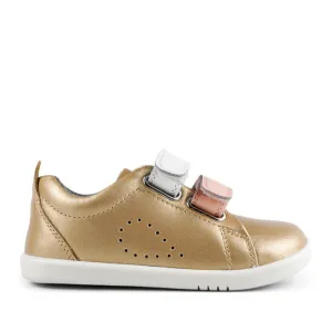 Bobux IWalk IW SWITCH Grass Court Sneaker Gold 637320