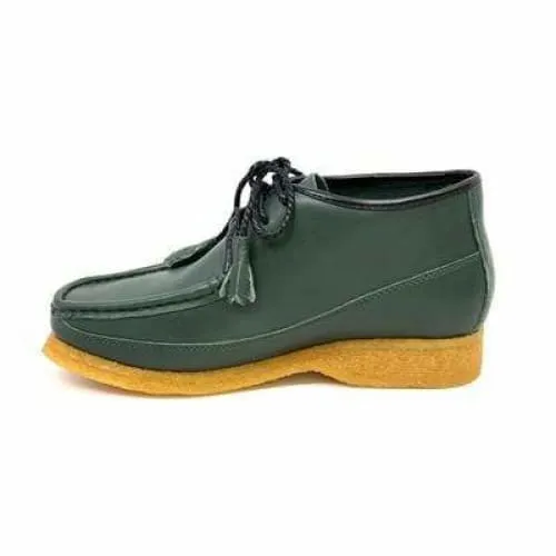 British Walkers Knicks Men's Green Leather