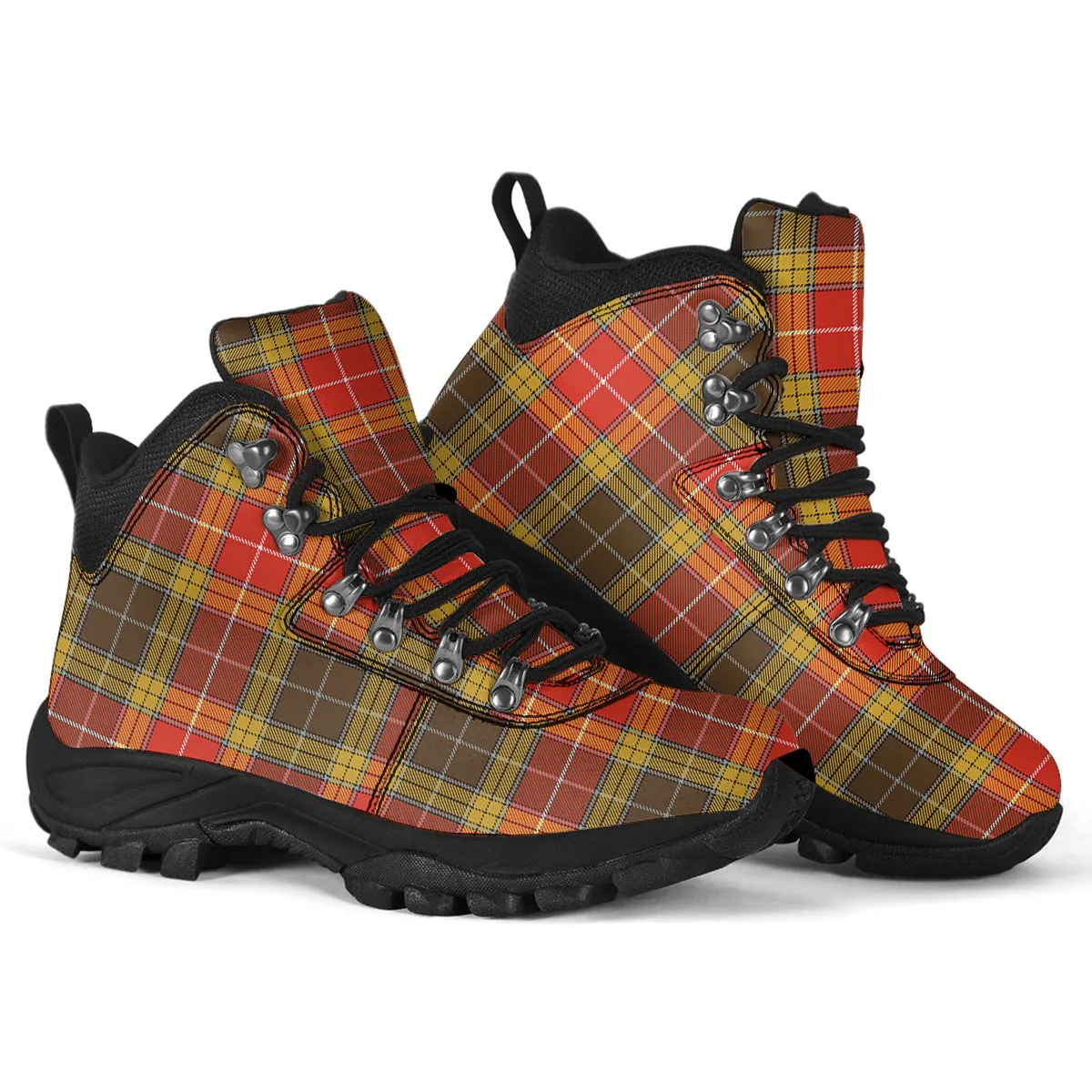 Buchanan Old Set Weathered Tartan Alpine Boots