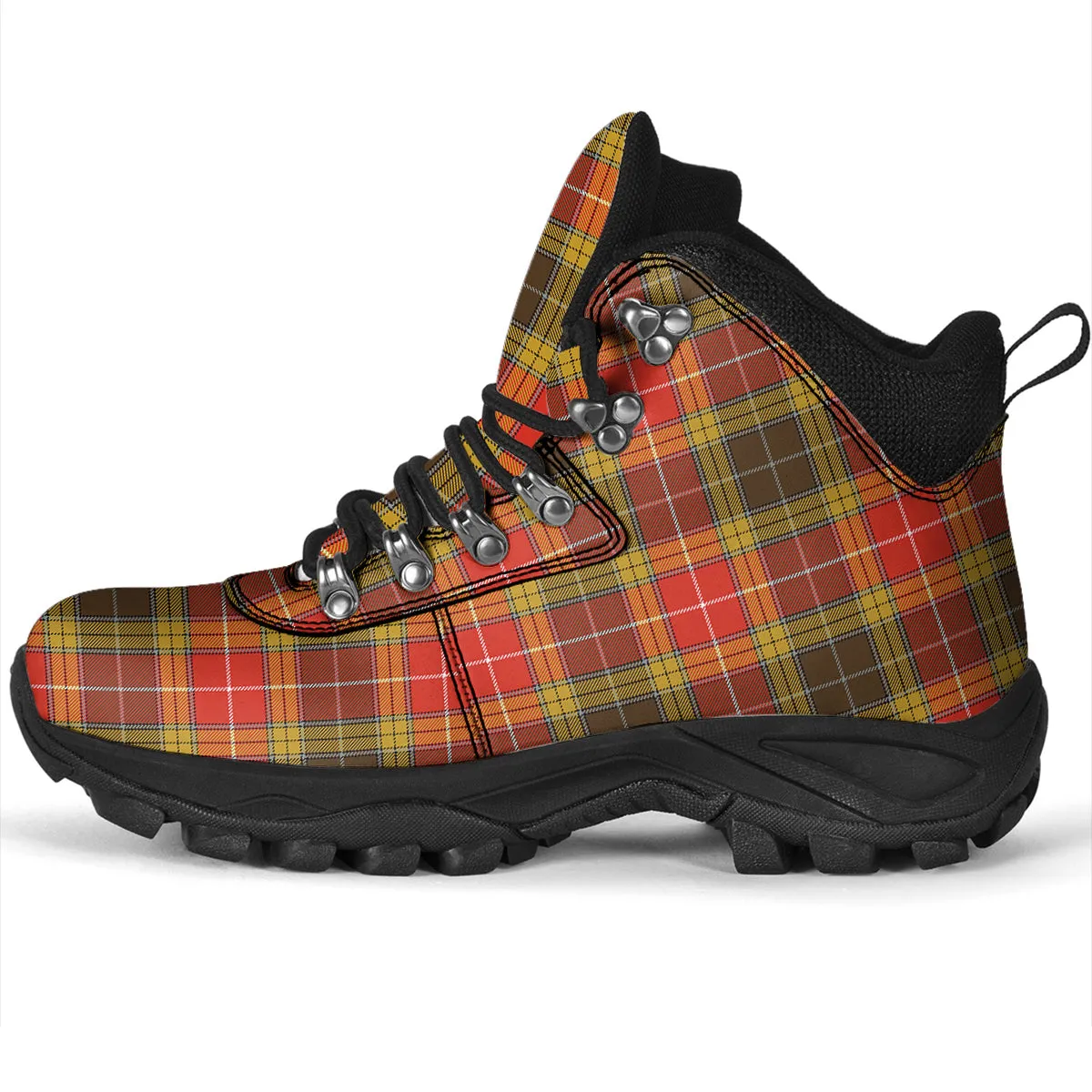 Buchanan Old Set Weathered Tartan Alpine Boots