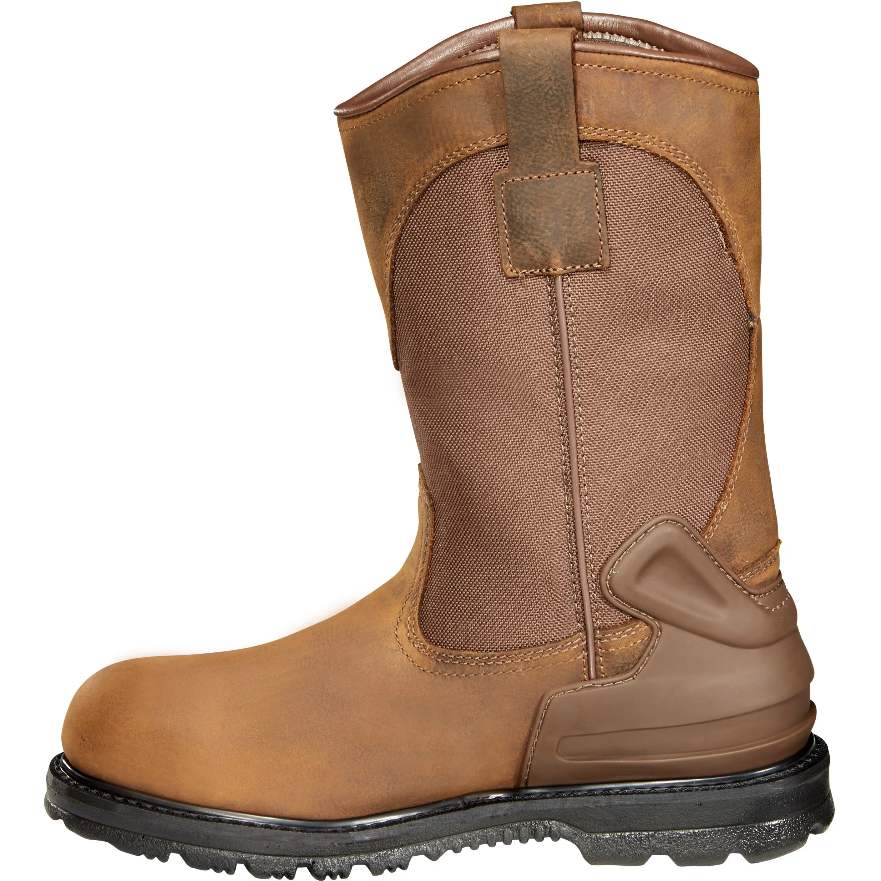 Carhartt Men's 11" Steel Toe WP Wellington Work Boot - Brown - CMP1200