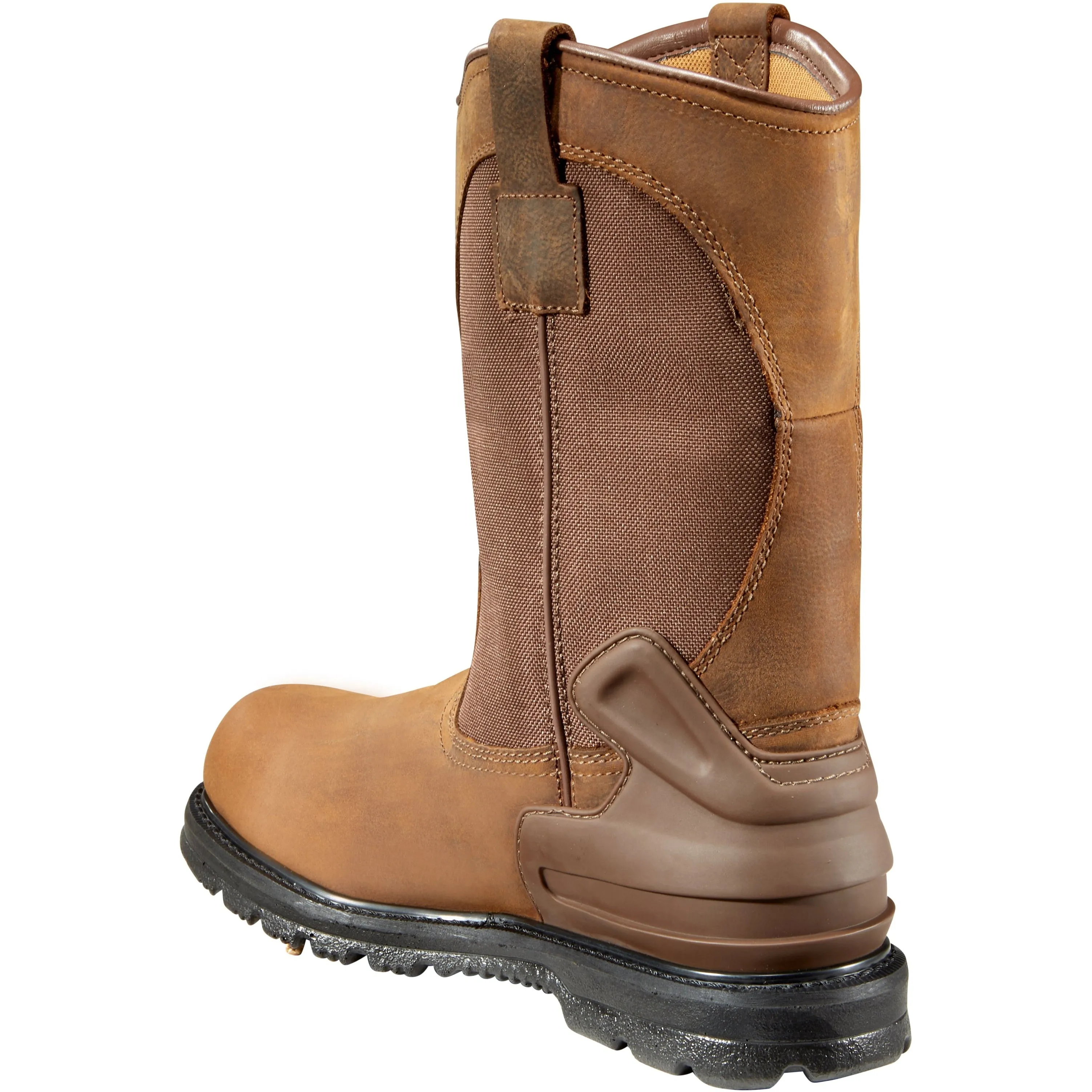 Carhartt Men's 11" Steel Toe WP Wellington Work Boot - Brown - CMP1200