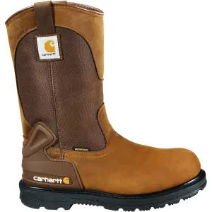 Carhartt Men's 11" Steel Toe WP Wellington Work Boot - Brown - CMP1200