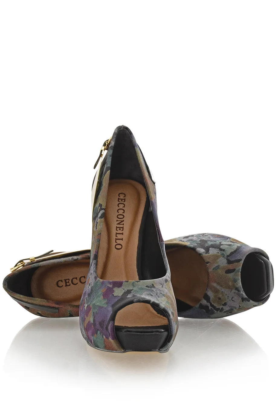 CECCONELLO MADISYN Floral Peep Toe