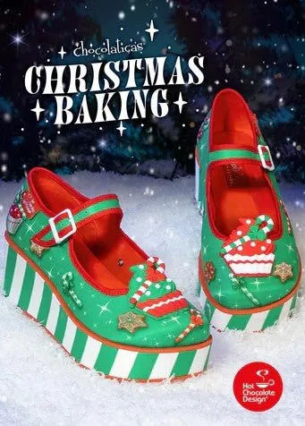 Chocolaticas® CHRISTMAS BAKING Women's Mary Jane Platform