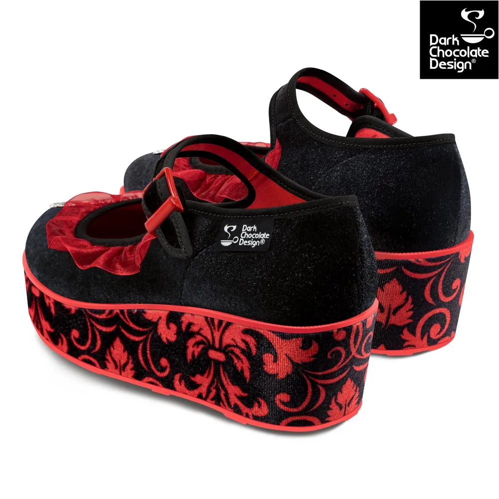 Chocolaticas® MEMENTO MORI Women's Mary Jane Platform