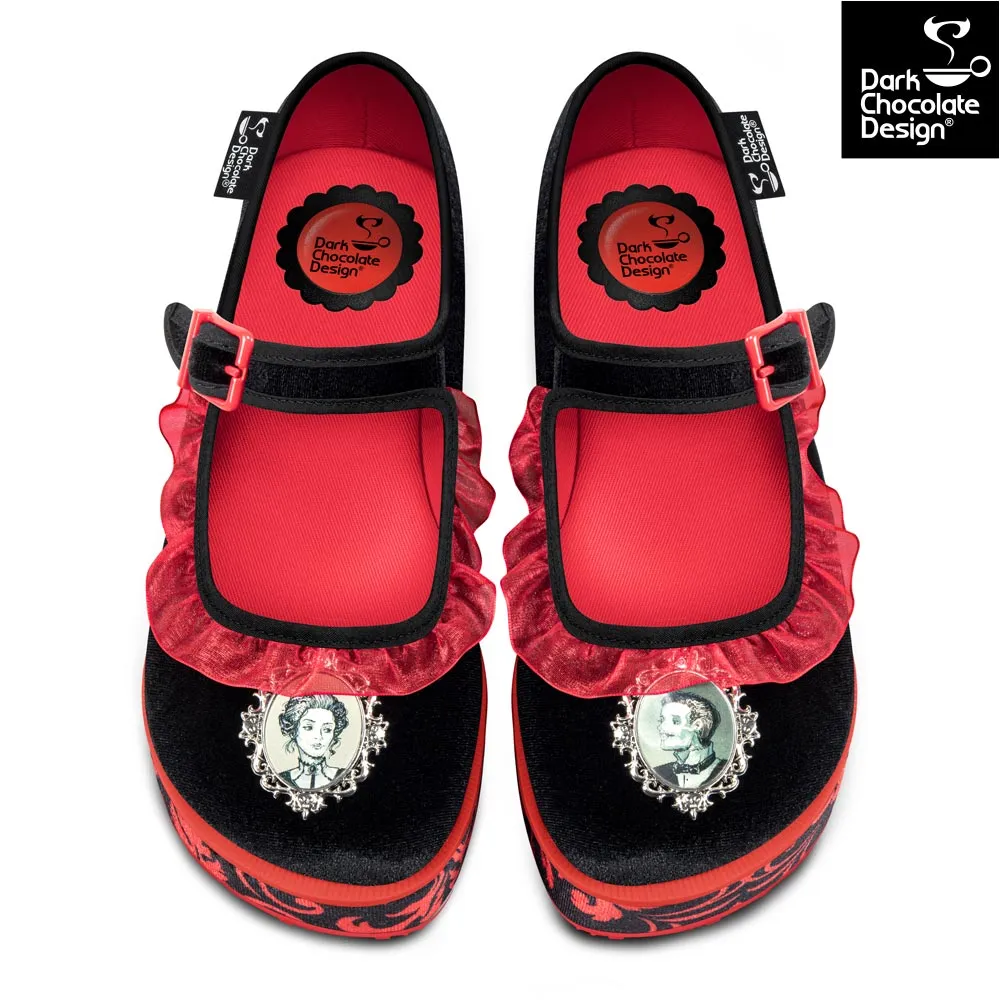 Chocolaticas® MEMENTO MORI Women's Mary Jane Platform