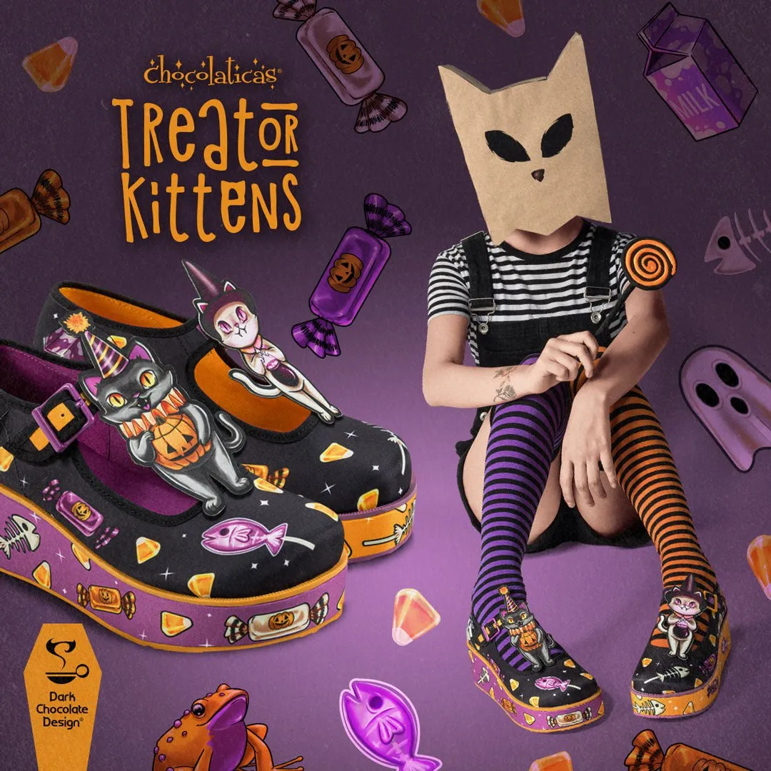 Chocolaticas® TREAT OR KITTENS Women's Mary Jane Platform