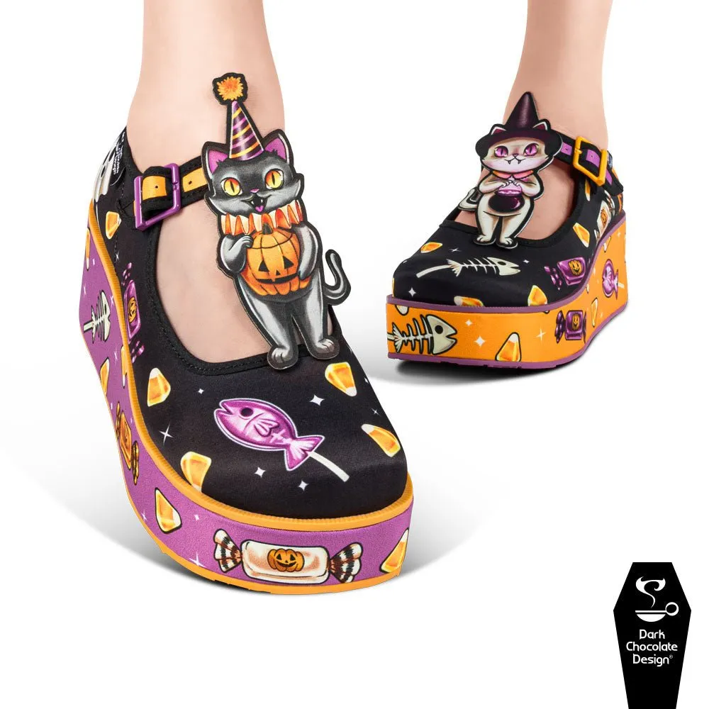 Chocolaticas® TREAT OR KITTENS Women's Mary Jane Platform