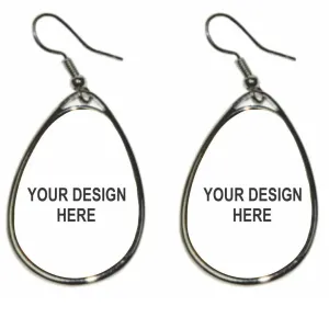 Create Your Own Teardrop Earrings - Personalized Accessory