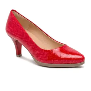 Desiree Mara 1 Heeled Pump (Women) - Rojo