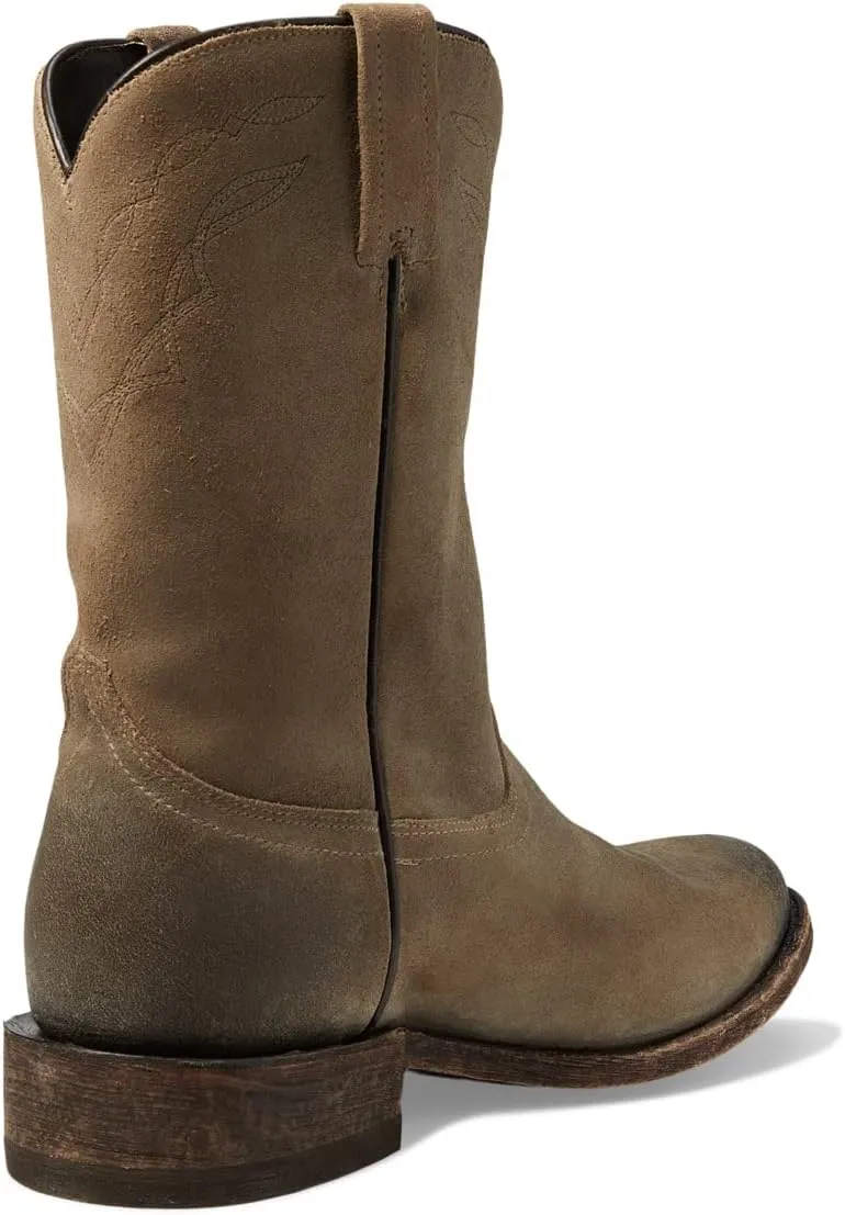 Downtown Western Boots Ariat Cowboy Boot in Burned Gray Roughout