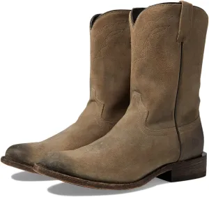 Downtown Western Boots Ariat Cowboy Boot in Burned Gray Roughout