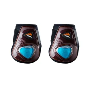 FETLOCK BOOTS ESHOCK WITH VELCRO BROWN