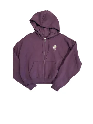 Flower Court Hoodie - Plum Perfect