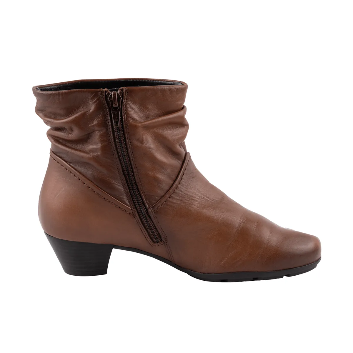 Gabor Ankle Boots Leather Brown Colour For Women