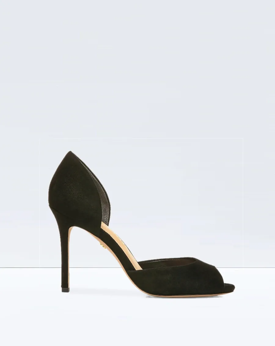 Gadot Peep Toe Pump - Black